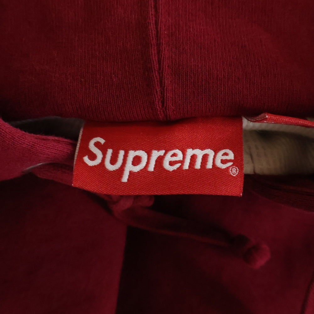 SUPREME(シュプリーム) 18AW Thermal Zip Up Sweatshirt サーマル ジップアップスウェットシャツ パーカー フーディー レッド