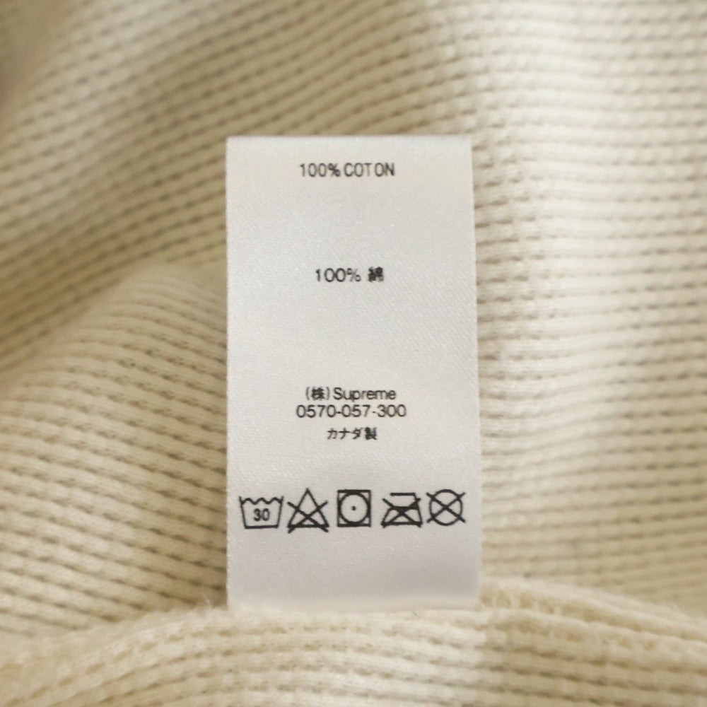SUPREME(シュプリーム) 18AW Thermal Zip Up Sweatshirt サーマル ジップアップスウェットシャツ パーカー フーディー レッド