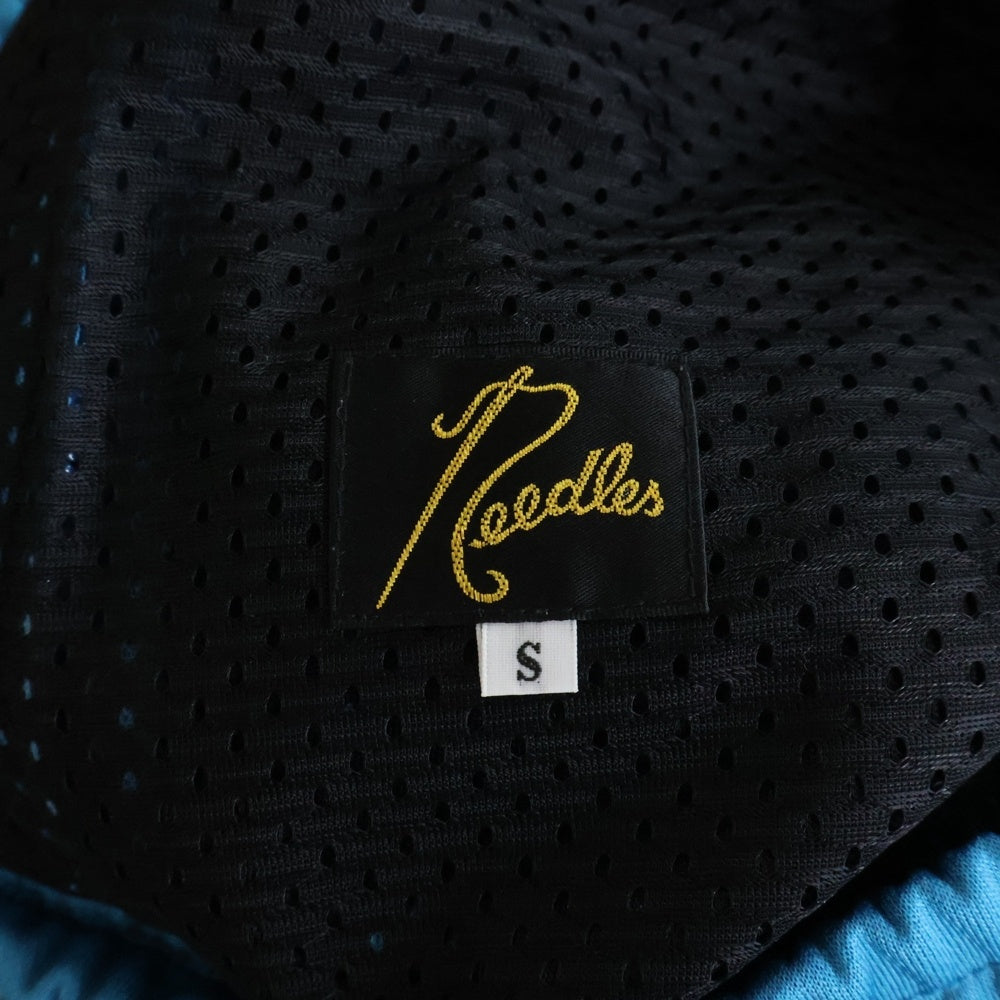 Needles(ニードルス) 23AW NARROW TRACK PANTS サイドライン トラックパンツ ブルー MR564