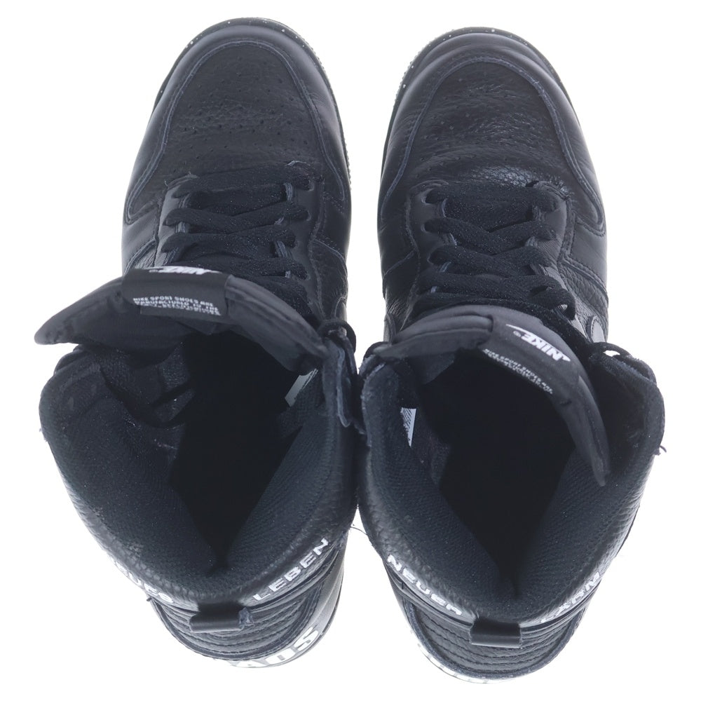 NIKE(ナイキ) ×UNDERCOVER DUNK HIGH CHAOS BLACK アンダーカバー ダンク カオス ハイカットスニーカー ブラック US7.5/25.5cm DQ4121-001