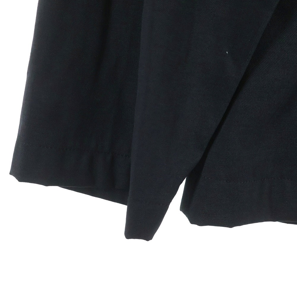 COMME des GARCONS HOMME(コムデギャルソンオム) 02AW AD2002 田中オム期 ステンカラージャケット ナイロンブルゾン ブラック HG-J073