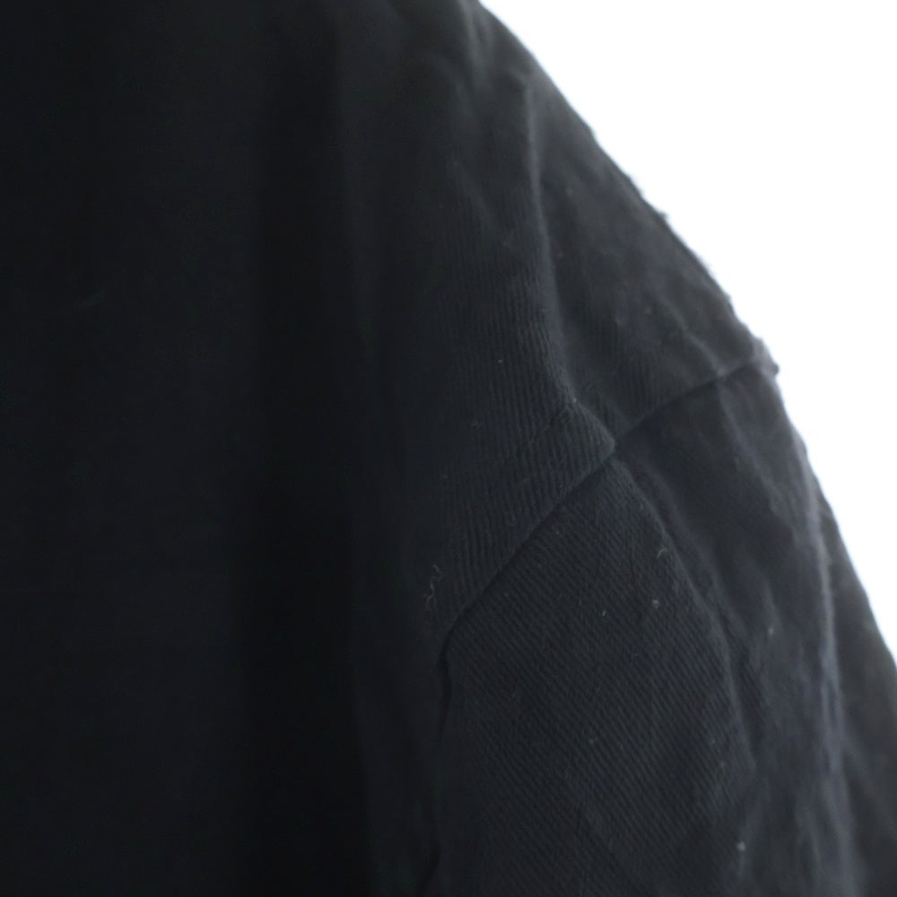 COMME des GARCONS HOMME(コムデギャルソンオム) 05AW AD2005 裏地ボア 製品染め ポリ縮ショールカラージャケット ブラック HP-J049