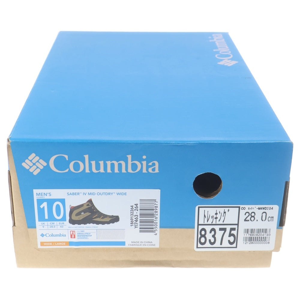 Columbia(コロンビア) SABER IV MID OUTDRY WIDE セイバー 4 ミッド アウトドライ ワイド ミッドカットスニーカー ベージュ YI7463-264