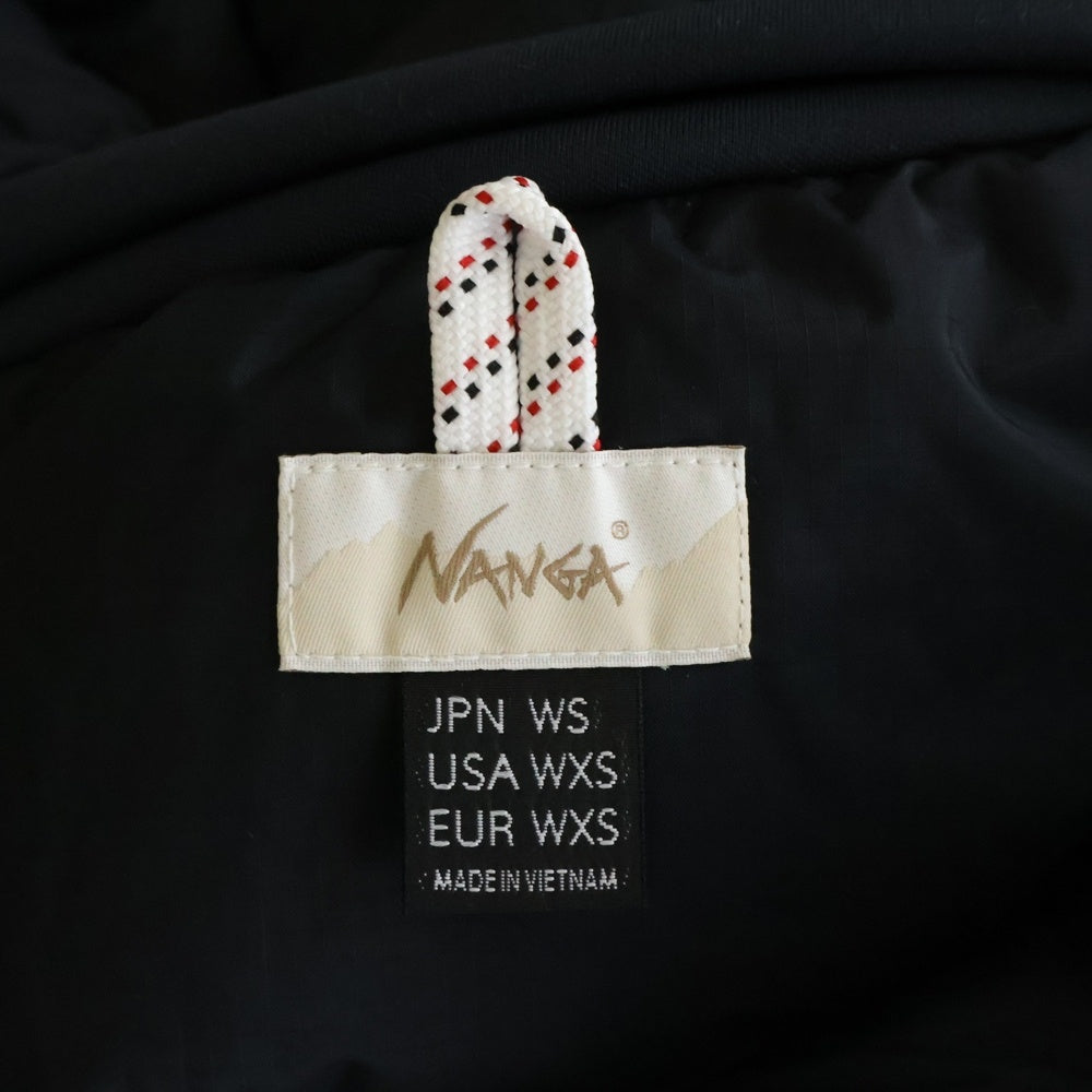 NANGA(ナンガ) AURORA TEX DOWN JACKET W ウィメンズ オーロラテックス フーデッド ナイロン ダウンジャケット ブラック ND2442-1A005 レディース