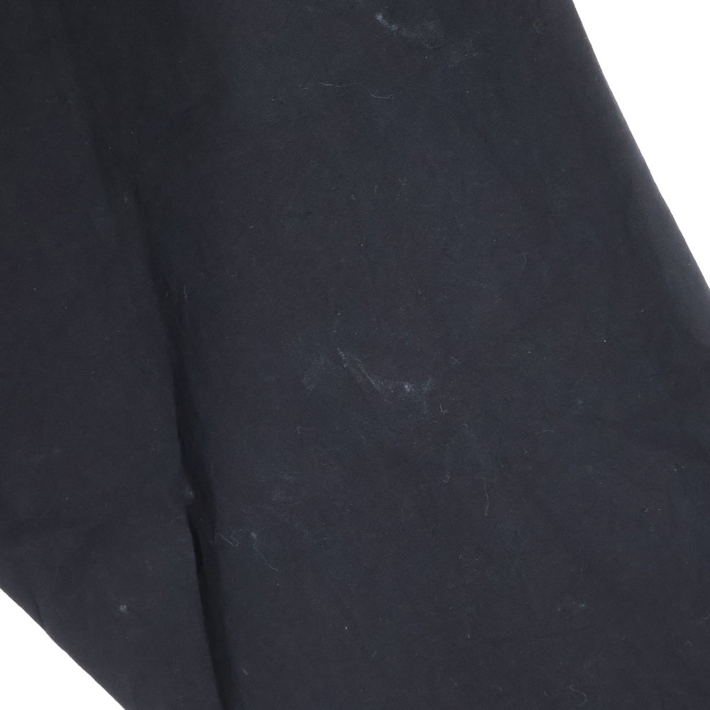 THE BLACK EYE PATCH(ブラックアイパッチ) HWC EMBROIDERED OPEN COLLARED L/S SHIRT ロゴエンブロイダリー オープンカラー 長袖シャツ ブラック BEPSS25TP07