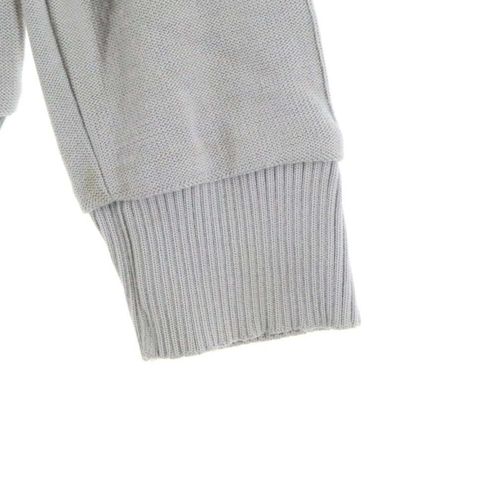 adidas(アディダス) 70S VINTAGE 西ドイツ製 ユーロヴィンテージ ニット切り替え トレフォイルロゴ トラックジャケット ジャージ グレー