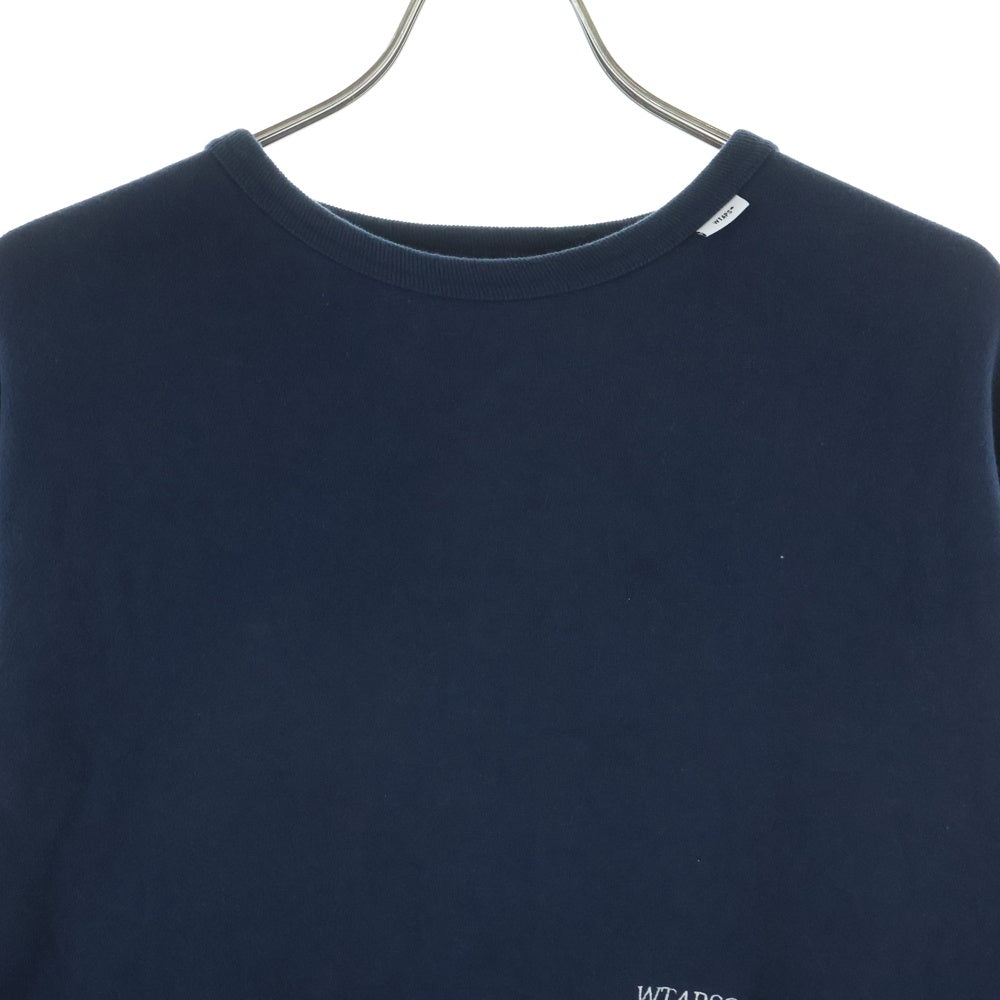 WTAPS(ダブルタップス) 21SS INSECT CREW NECK インセクト クルーネックスウェットシャツ トレーナー ネイビー 211ATDT-CSM18