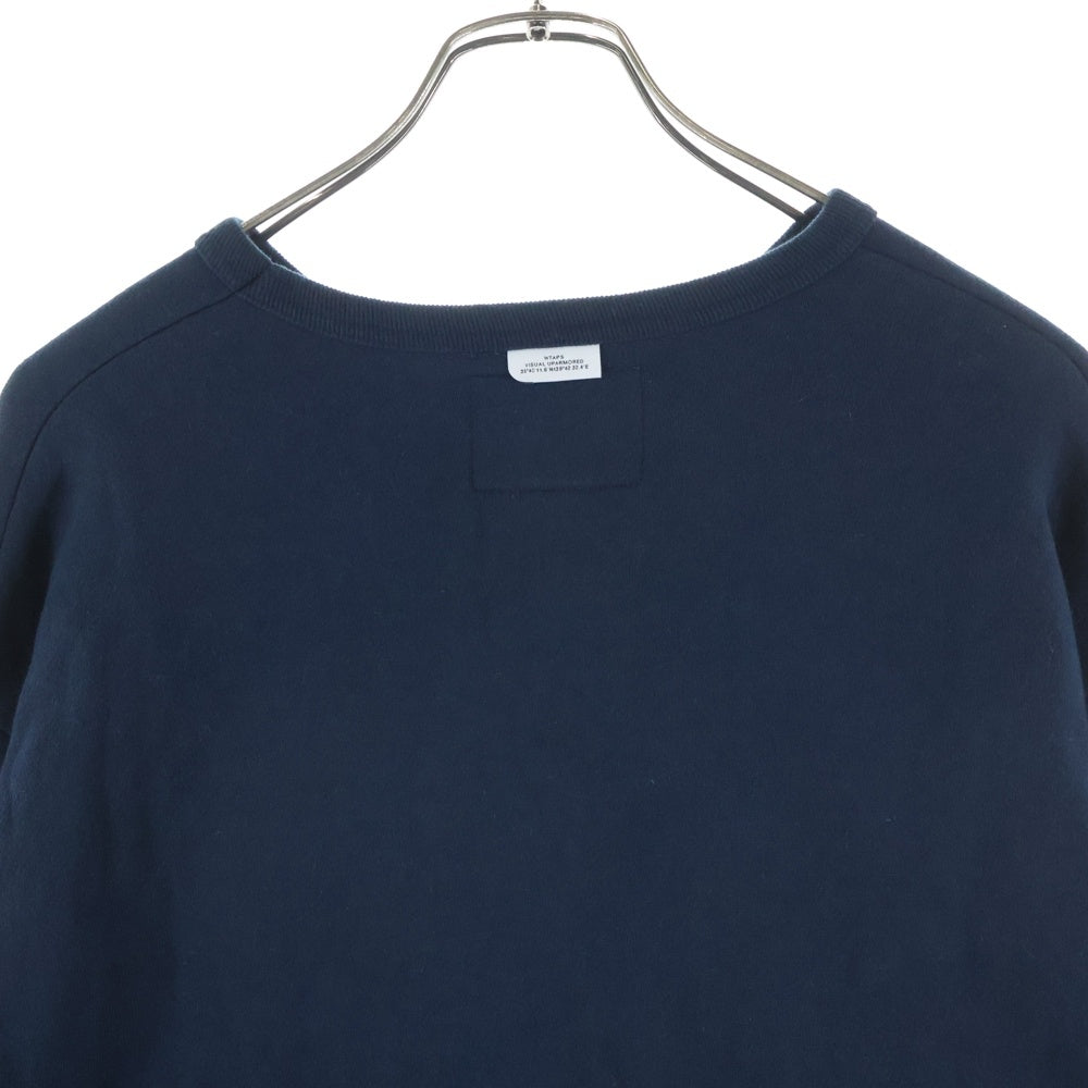 WTAPS(ダブルタップス) 21SS INSECT CREW NECK インセクト クルーネックスウェットシャツ トレーナー ネイビー 211ATDT-CSM18