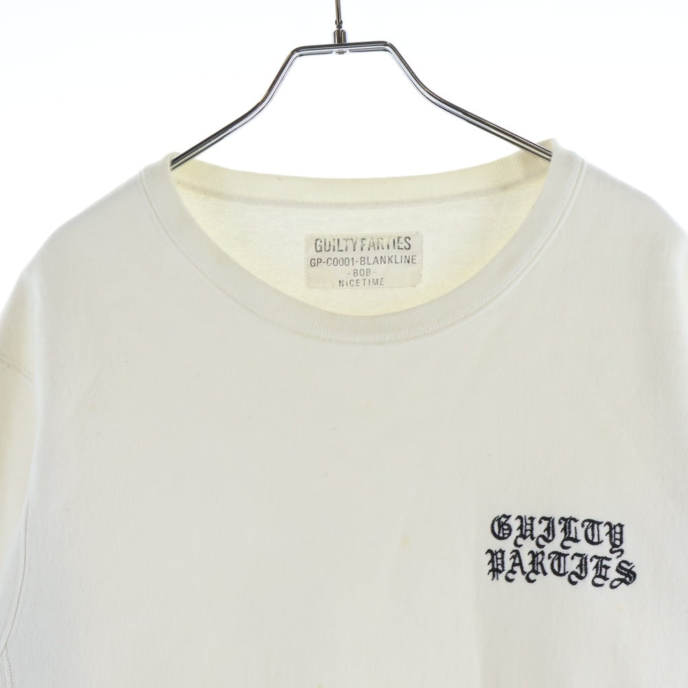 WACKO MARIA(ワコマリア) HEAVY WEIGHT CREW NECK SWEAT SHIRT ヘビーウェイト クルーネックスウェットシャツ ホワイト GP-C0001-BLANKLINE