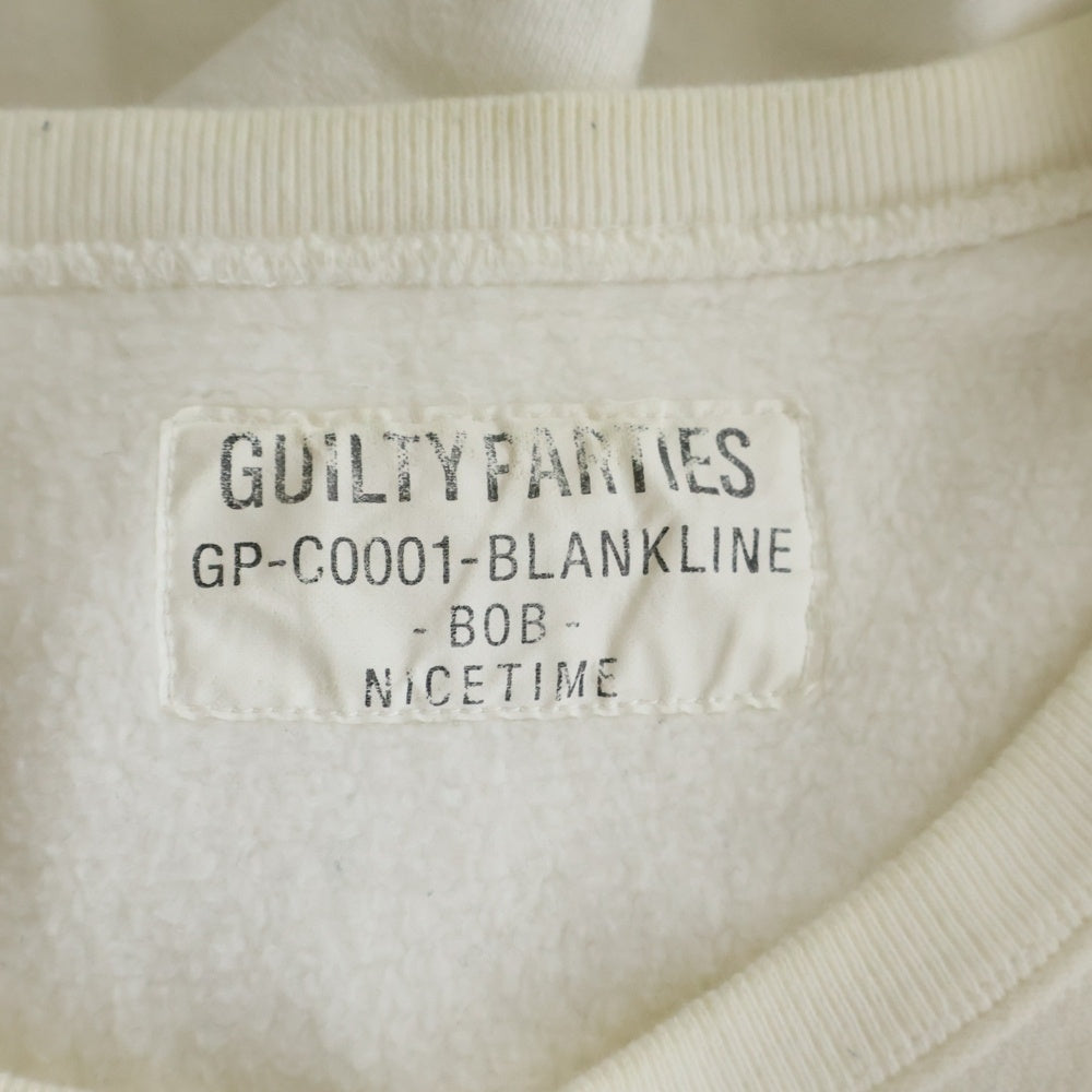 WACKO MARIA(ワコマリア) HEAVY WEIGHT CREW NECK SWEAT SHIRT ヘビーウェイト クルーネックスウェットシャツ ホワイト GP-C0001-BLANKLINE