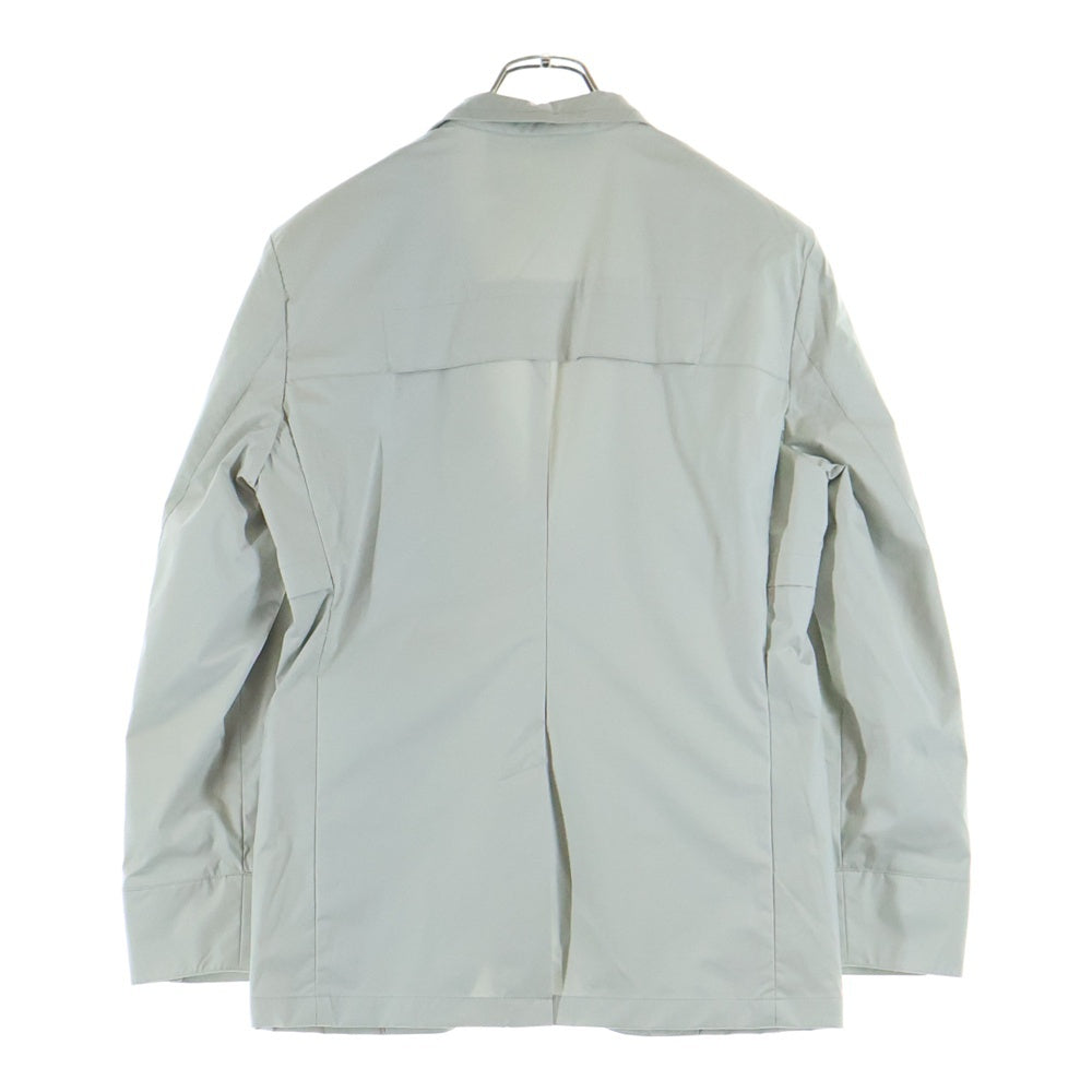 MICHEL KLEIN HOMME(ミッシェルクランオム) コットンライクストレッチ ナイロンテーラードジャケット グレー MNDDM-30430