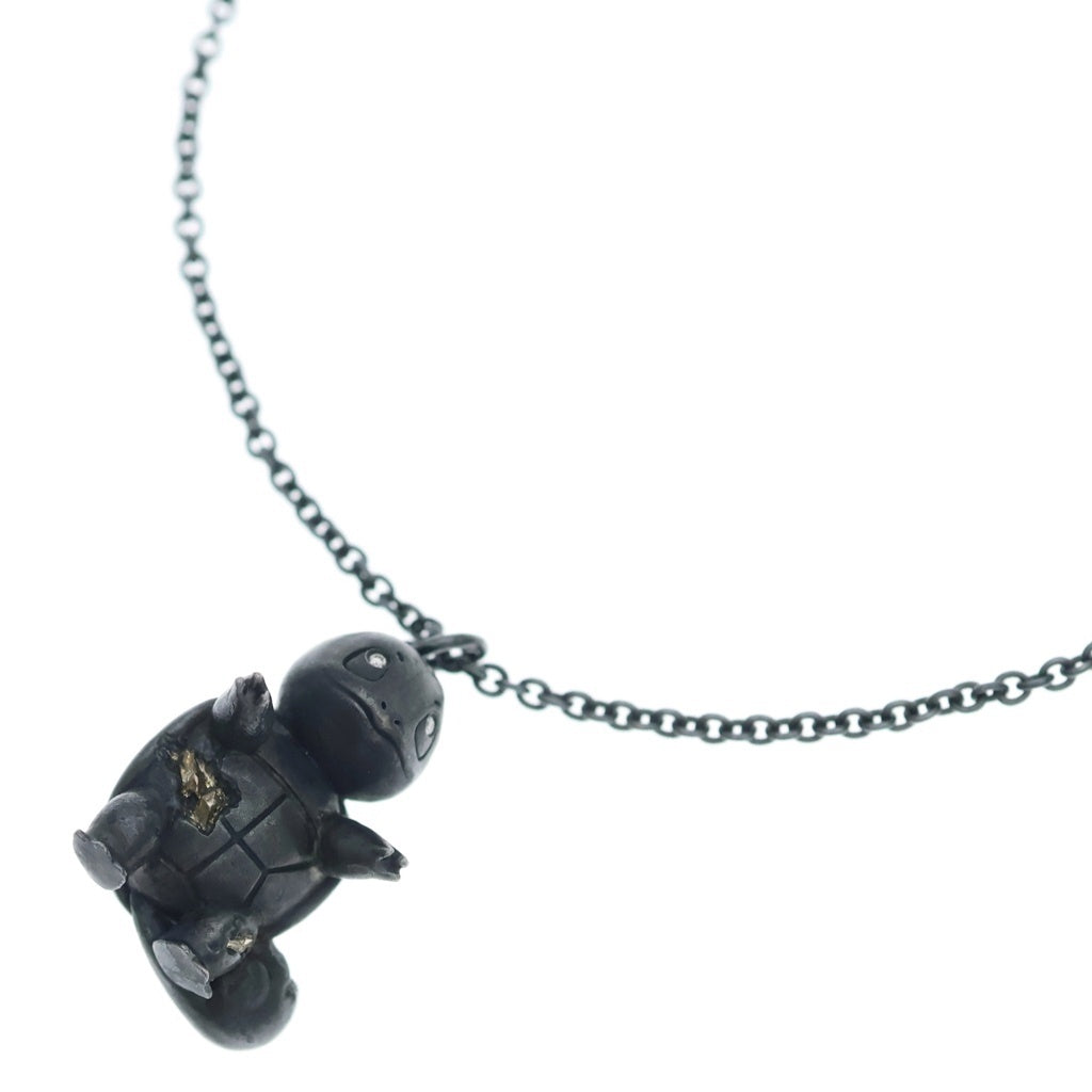 TIFFANY & Co.(ティファニー) ×Daniel Arsham ×Pokemon ダニエルアーシャム ポケモン ゼニガメ ペンダント ネックレス シルバー ブラック レディース
