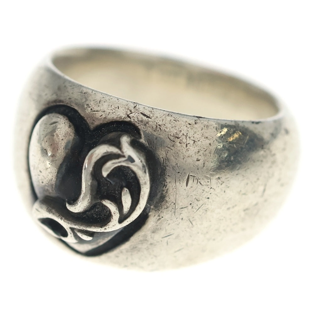 CHROME HEARTS(クロムハーツ) HEART IN BAND ハートインバンドリング シルバー