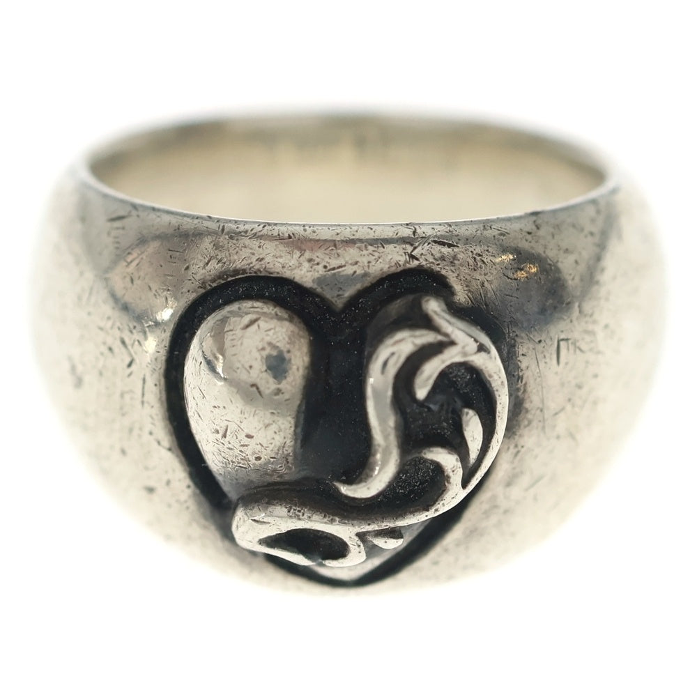 CHROME HEARTS(クロムハーツ) HEART IN BAND ハートインバンドリング シルバー