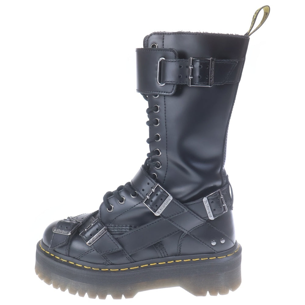 Dr.Martens(ドクターマーチン) 1914 QUAD STRAP クワッドストラップ 14ホール レザーブーツ ブラック レディース