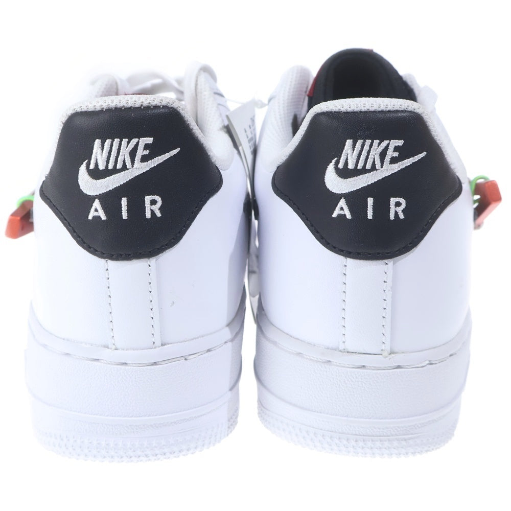NIKE(ナイキ) AIR FORCE 1 LOW PRM KARABINER SWOOSH エアフォース1 カラビナ スウッシュ ローカットスニーカー ホワイト US9/27cm DH7579-100