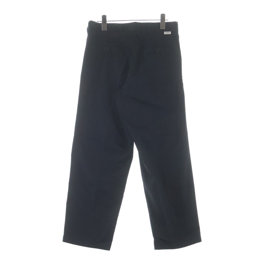 wtaps パンツ　スラックス　黒　L WTAPS(ダブルタップス) 25AW ポリエステル ジップフライ スラックス
