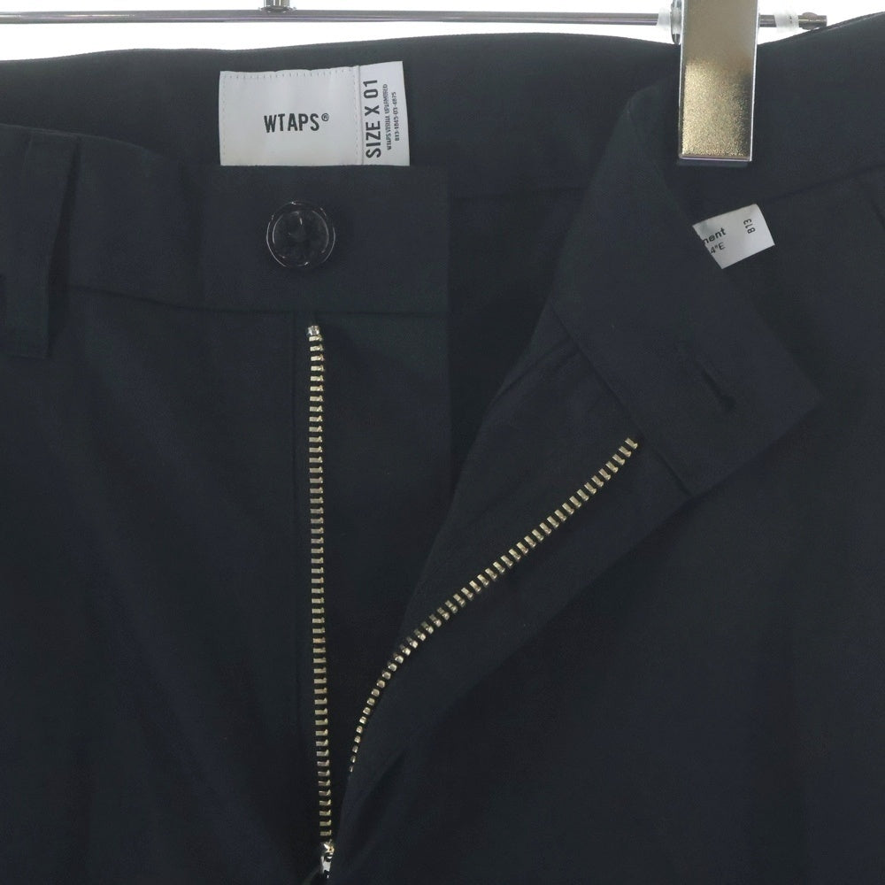 WTAPS スラックス ブラック サイズ03 WTAPS(ダブルタップス) 25AW ポリエステル ジップフライ スラックス