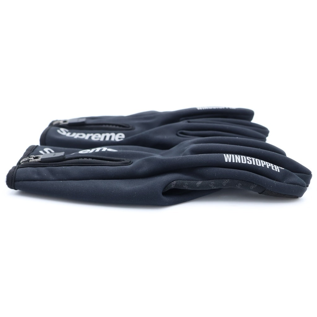 SUPREME(シュプリーム) 25AW Windstopper Zip Gloves ウインドストッパー ジップ グローブ 手袋 ブラック
