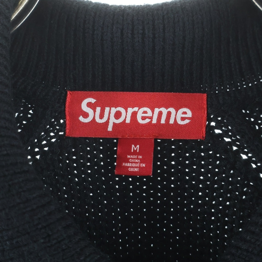 SUPREME(シュプリーム) 25AW Small Box Polo Sweater スモールボックス ポロニットセーター ブラック