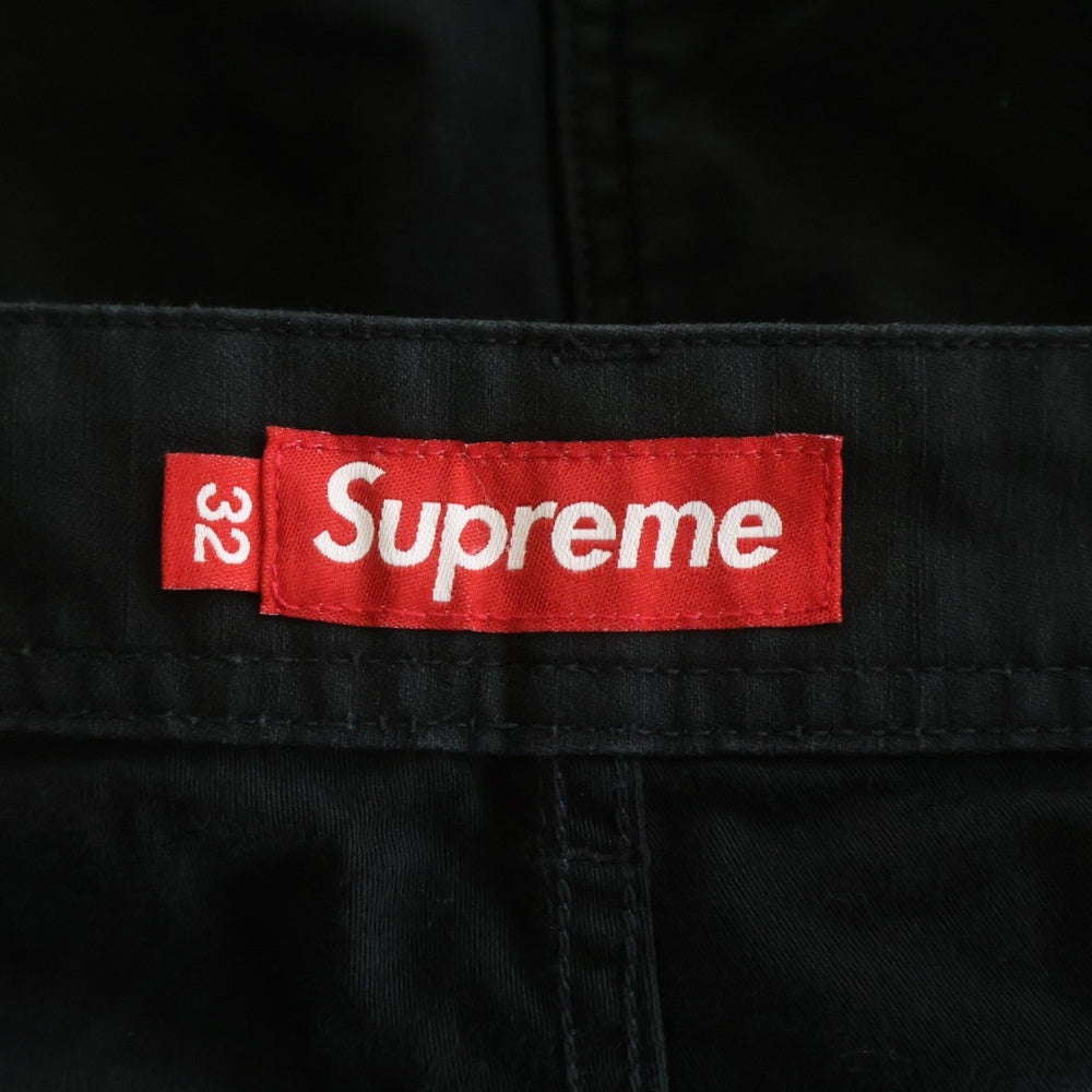 SUPREME(シュプリーム) 25SS Cargo Short カーゴ ジップフライ ショートパンツ ブラック