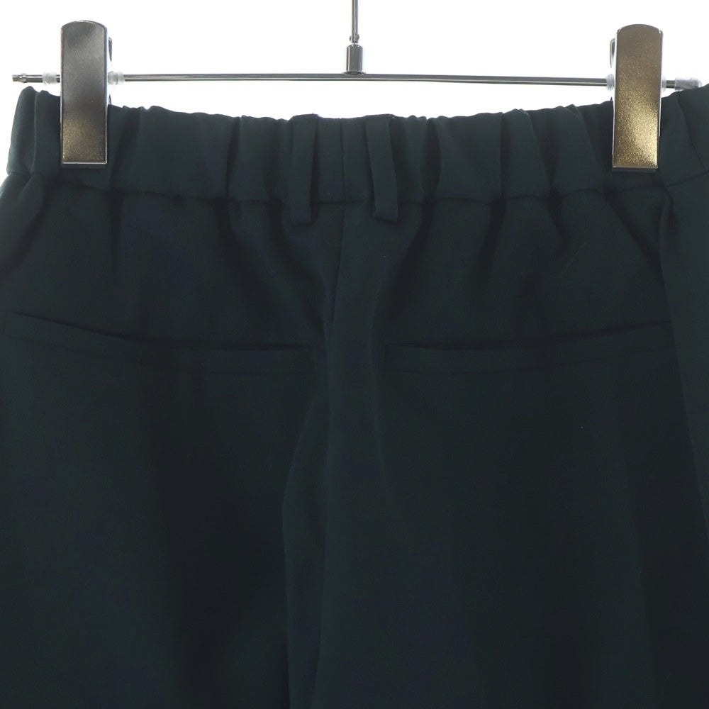 JIL SANDER(ジルサンダー) センタープレス ウール ジップアップ トラウザー ストレートパンツ グリーン JSMU310801MU20290021