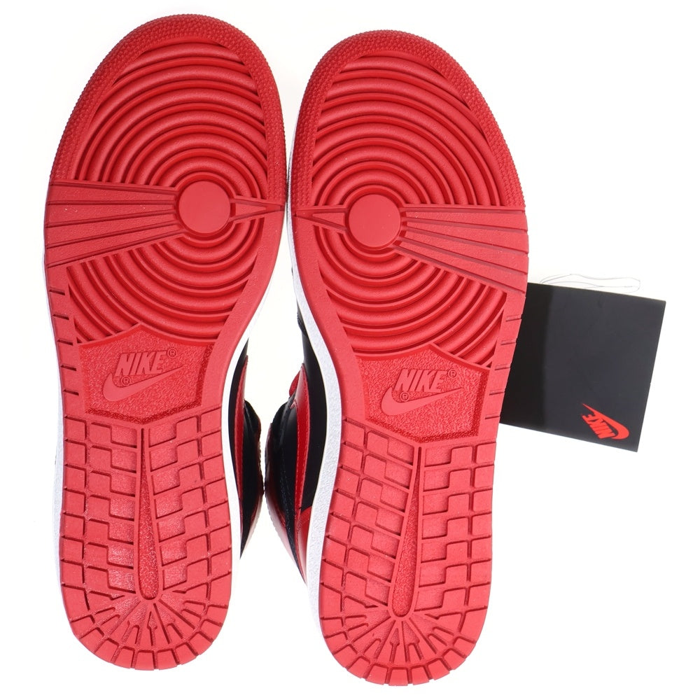 NIKE(ナイキ) AIR JORDAN 1 HIGH 85 BRED エアジョーダン 1 85 ブレッド ハイカットスニーカー ブラック/レッド US9/27cm HV6674-067