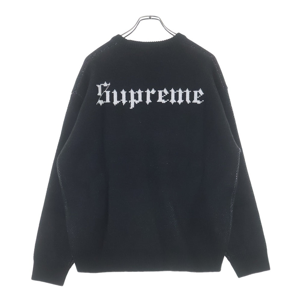 SUPREME(シュプリーム) 24AW ×Disney Snow White Sweater ディズニー スノー ホワイト クルーネックニットセーター ブラック
