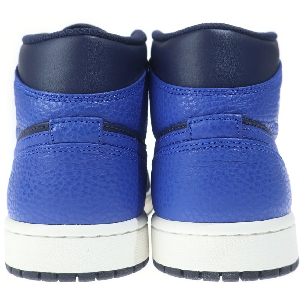 NIKE(ナイキ) AIR JORDAN 1 MID OBSIDIAN GAME ROYAL エアジョーダン1 オブシディアン ゲームロイヤル ミッドカットスニーカー ネイビー/ブルー US8/26cm 554724-412