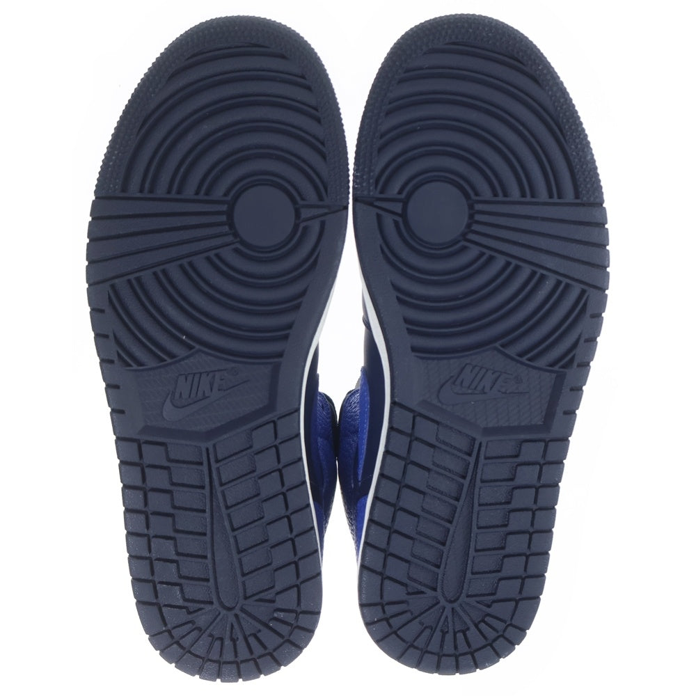 NIKE(ナイキ) AIR JORDAN 1 MID OBSIDIAN GAME ROYAL エアジョーダン1 オブシディアン ゲームロイヤル ミッドカットスニーカー ネイビー/ブルー US8/26cm 554724-412