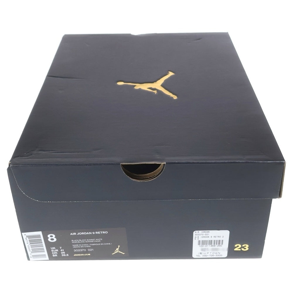 NIKE(ナイキ) AIR JORDAN 9 RETRO CITY OF FLIGHT エアジョーダン シティオブフライト ハイカットスニーカー ホワイト/ブラック US8/26cm 302370-021