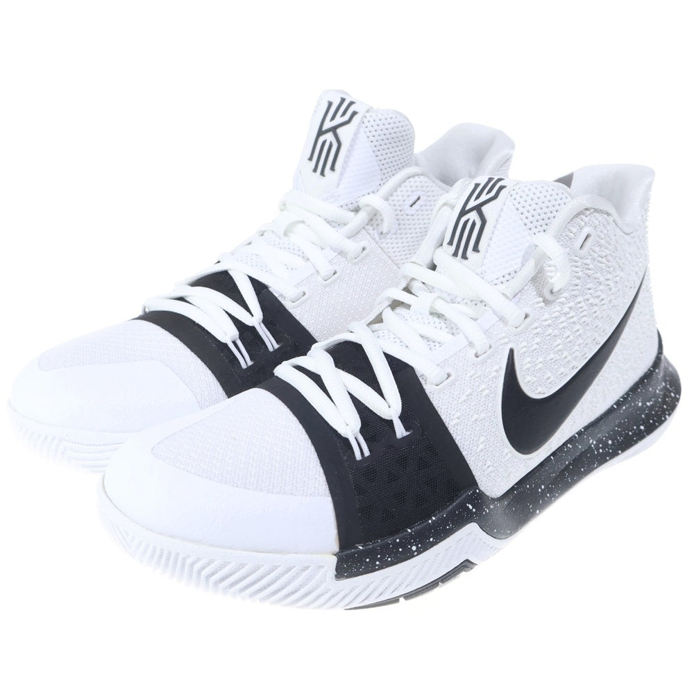 NIKE(ナイキ) KYRIE 3 TB カイリー3 ミッドカットスニーカー ホワイト/ブラック US8/26cm 917724-100