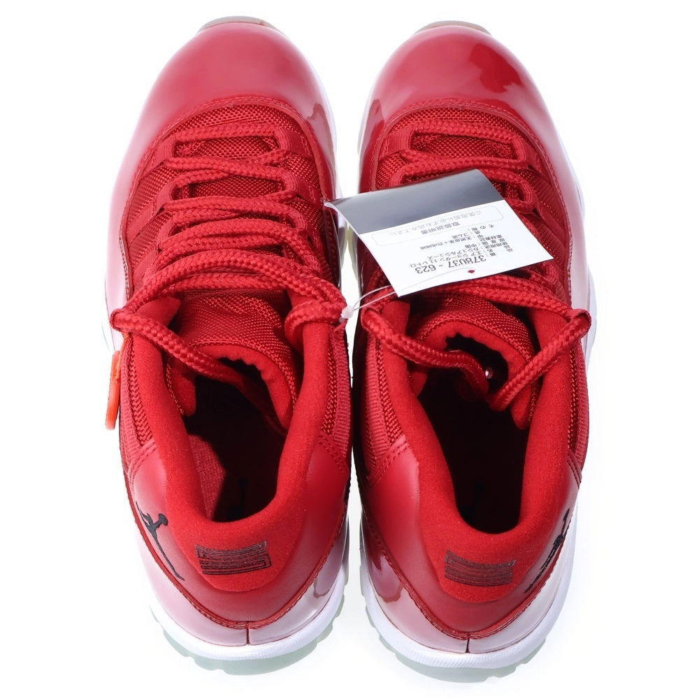 NIKE(ナイキ) AIR JORDAN 11 RETRO WIN LIKE 96 エアジョーダン レトロ ウィンライク96 ハイカットスニーカー レッド/ホワイト US8/26cm 378037-623