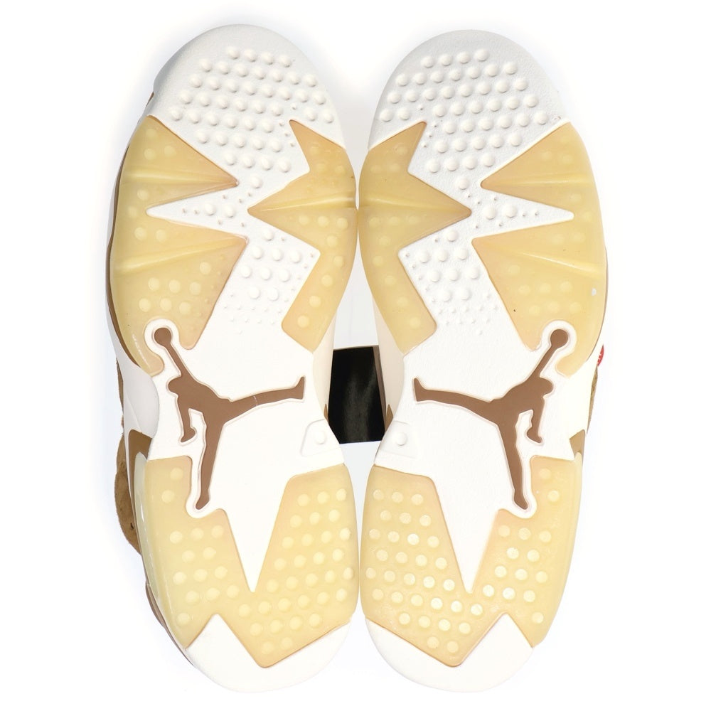 NIKE(ナイキ) AIR JORDAN 6 RETRO WHEAT エアジョーダン6 レトロ ウィート ハイカットスニーカー ブラウン US8/26cm 384664-705