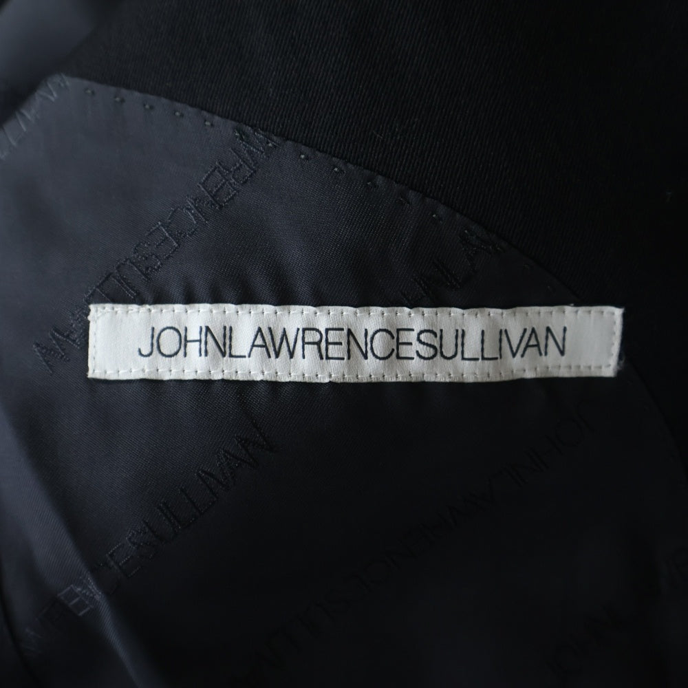 JOHN LAWRENCE SULLIVAN(ジョンローレンスサリバン) ウール セットアップスーツ シングルテーラードジャケット スラックスパンツ ブラック JLS-01-02/JLS-01-04