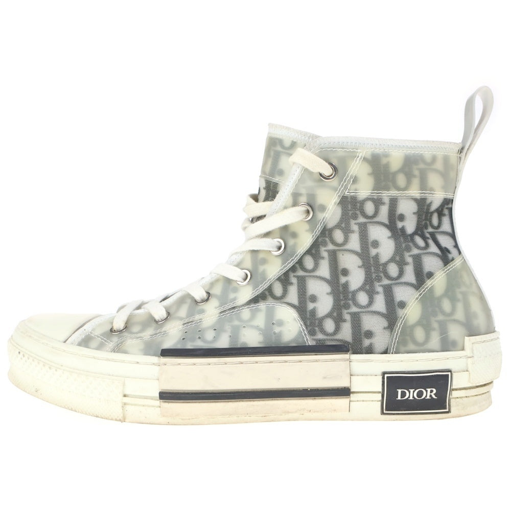 DIOR(ディオール) B23 オブリーク レースアップ ハイカットスニーカー ホワイト 3SH118YJP