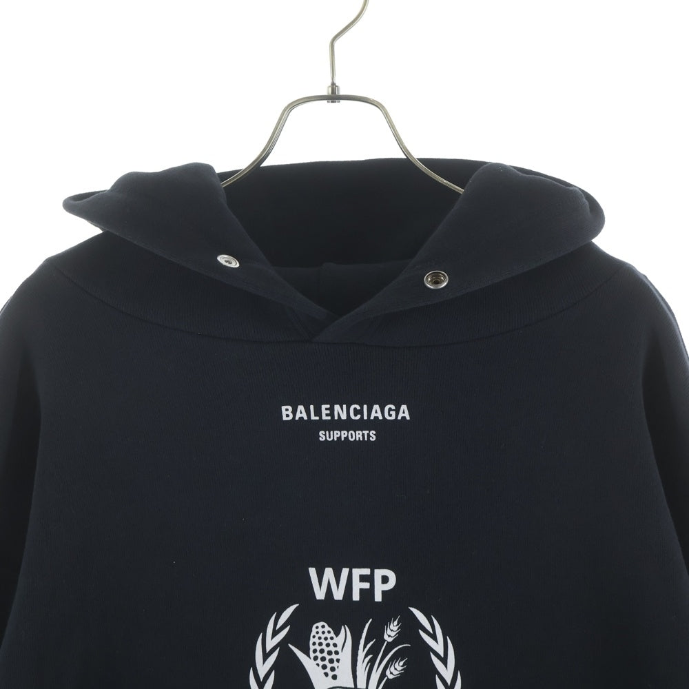 BALENCIAGA(バレンシアガ) 18AW WFP Hoodie WFPロゴプリント プルオーバーフーディー パーカー ブラック 541870 TCV34