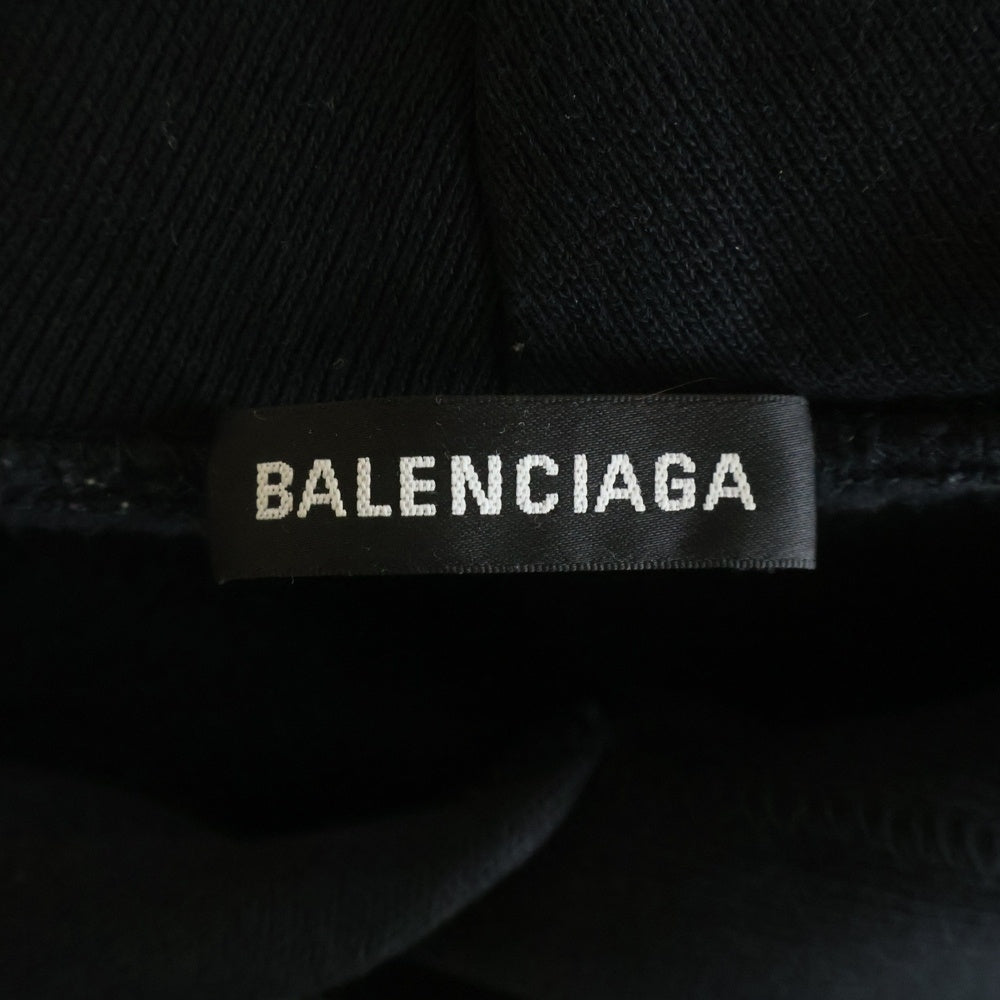 BALENCIAGA(バレンシアガ) 18AW WFP Hoodie WFPロゴプリント プルオーバーフーディー パーカー ブラック 541870 TCV34