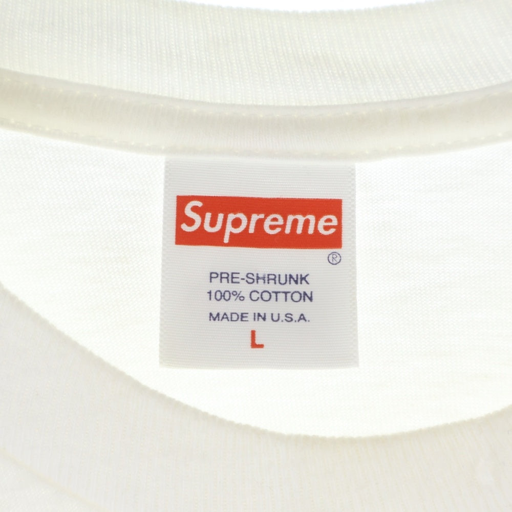 SUPREME(シュプリーム) 17AW Nas Tee ナスティナズ クルーネック半袖Tシャツ カットソー ホワイト