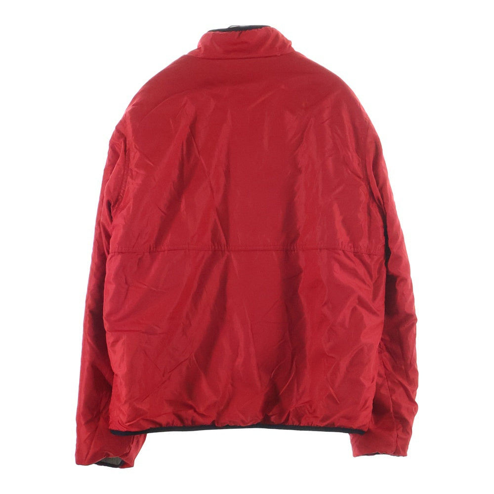 SUPREME(シュプリーム) 18AW Reversible Logo Fleece Jacket リバーシブル ロゴ総柄 フリースジャケット ホワイト/レッド