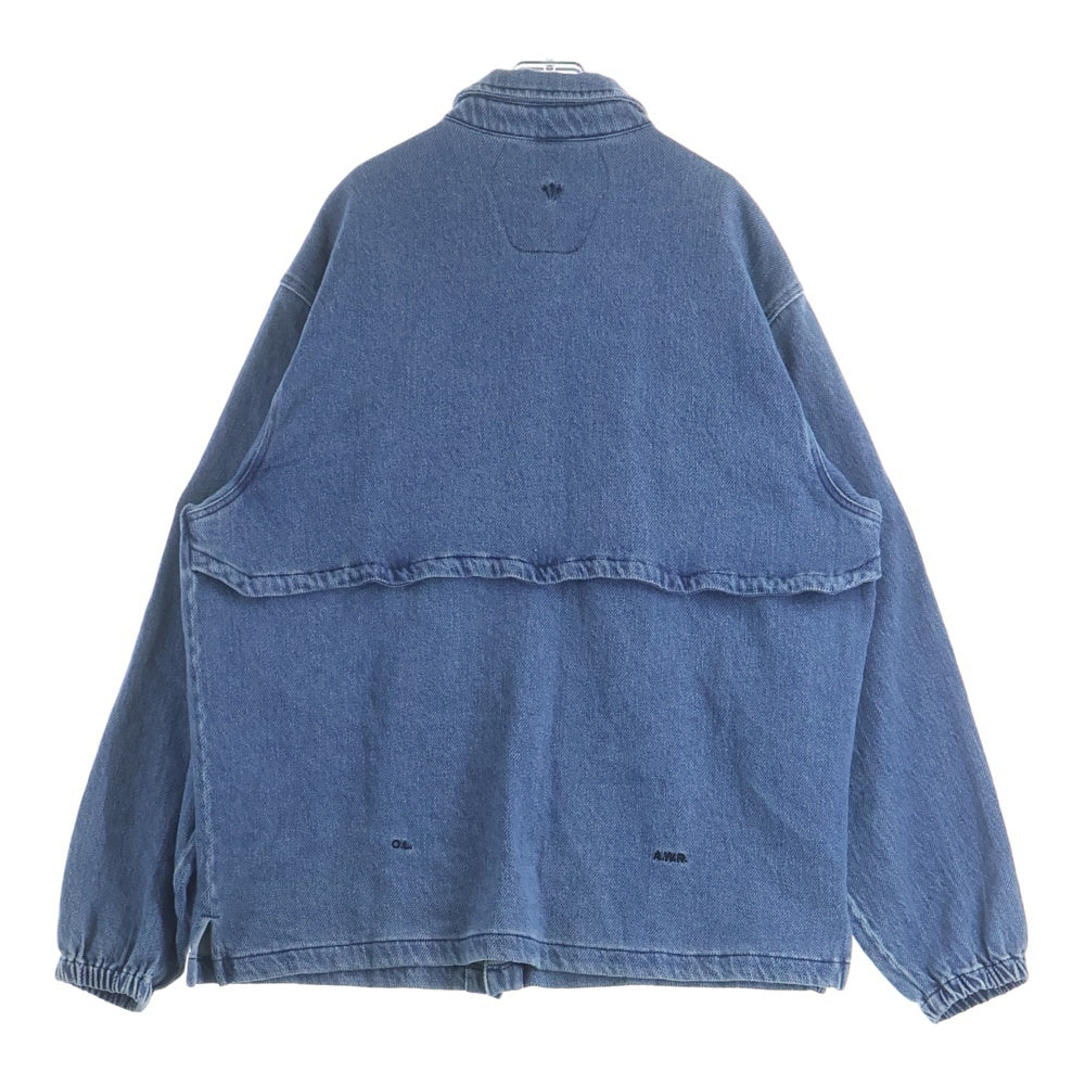 NIKE(ナイキ) ×DRAKE NOCTA OPAL LILY PAD DENIM SHIRT ドレイク ノクタ オパールリリー パッド 長袖デニムシャツ インディゴ FZ3260-486