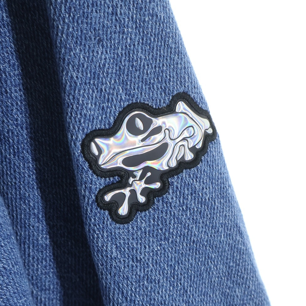 NIKE(ナイキ) ×DRAKE NOCTA OPAL LILY PAD DENIM SHIRT ドレイク ノクタ オパールリリー パッド 長袖デニムシャツ インディゴ FZ3260-486