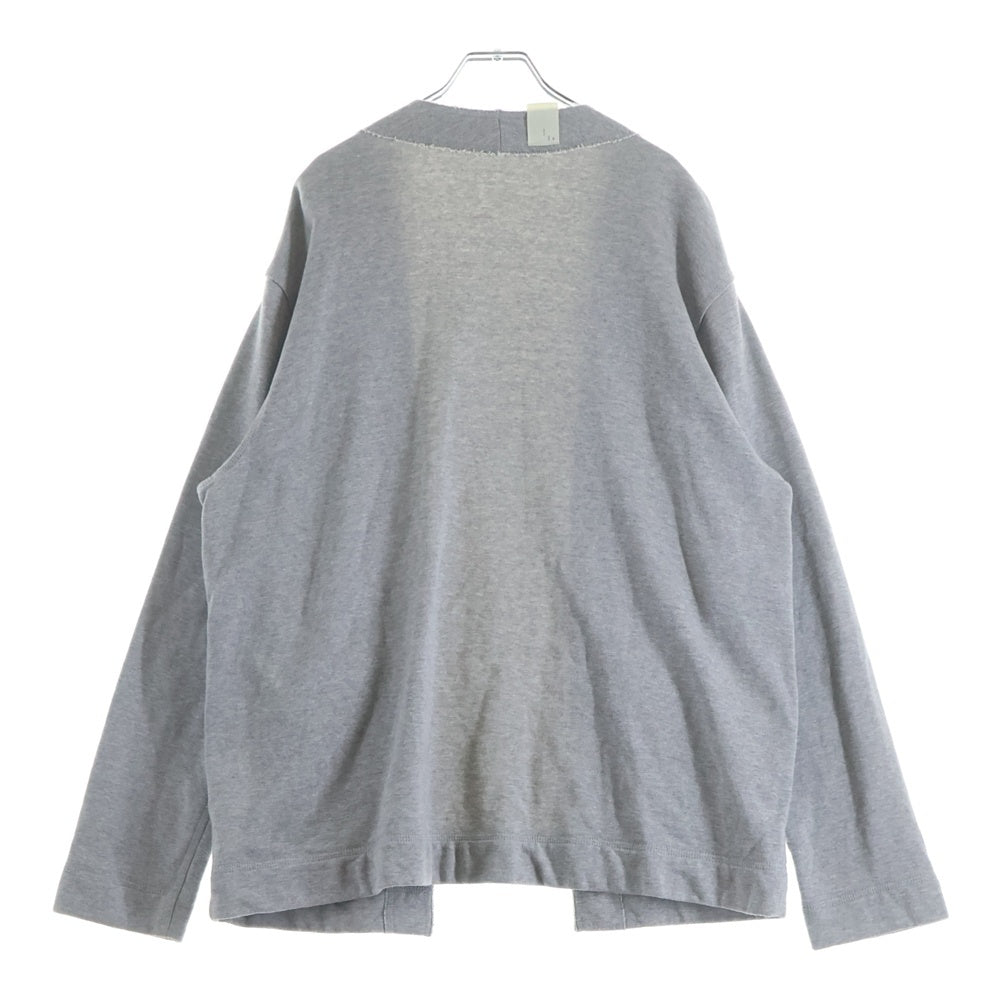 N.HOOLYWOOD(エヌハリウッド) JERSEY CARDIGAN ジャージ コットンスウェットカーディガン グレー 182-CS22-046