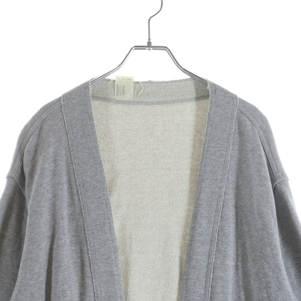 N.HOOLYWOOD(エヌハリウッド) JERSEY CARDIGAN ジャージ コットンスウェットカーディガン グレー 182-CS22-046