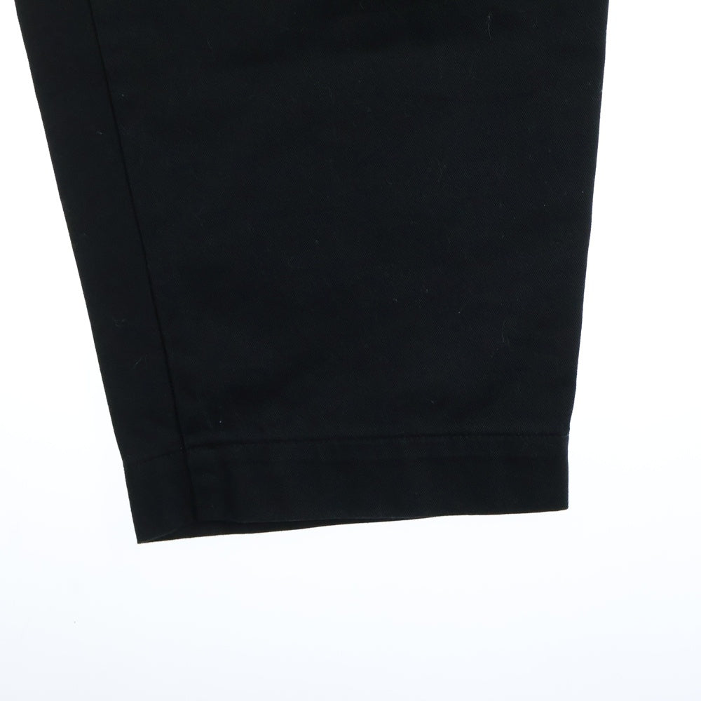 COMME des GARCONS HOMME(コムデギャルソンオム) 21SS AD2020 コットンクロップド ジップフライ テーパードパンツ ブラック HG-P014