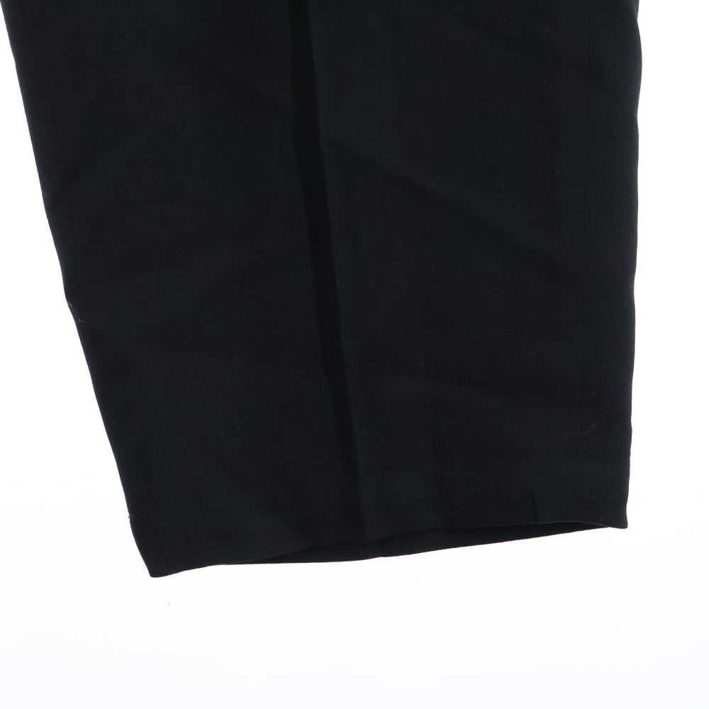 Yohji Yamamoto POUR HOMME(ヨウジヤマモト プールオム) 17AW 1タック ストレート ウールスラックスパンツ ブラック HK-P22-100