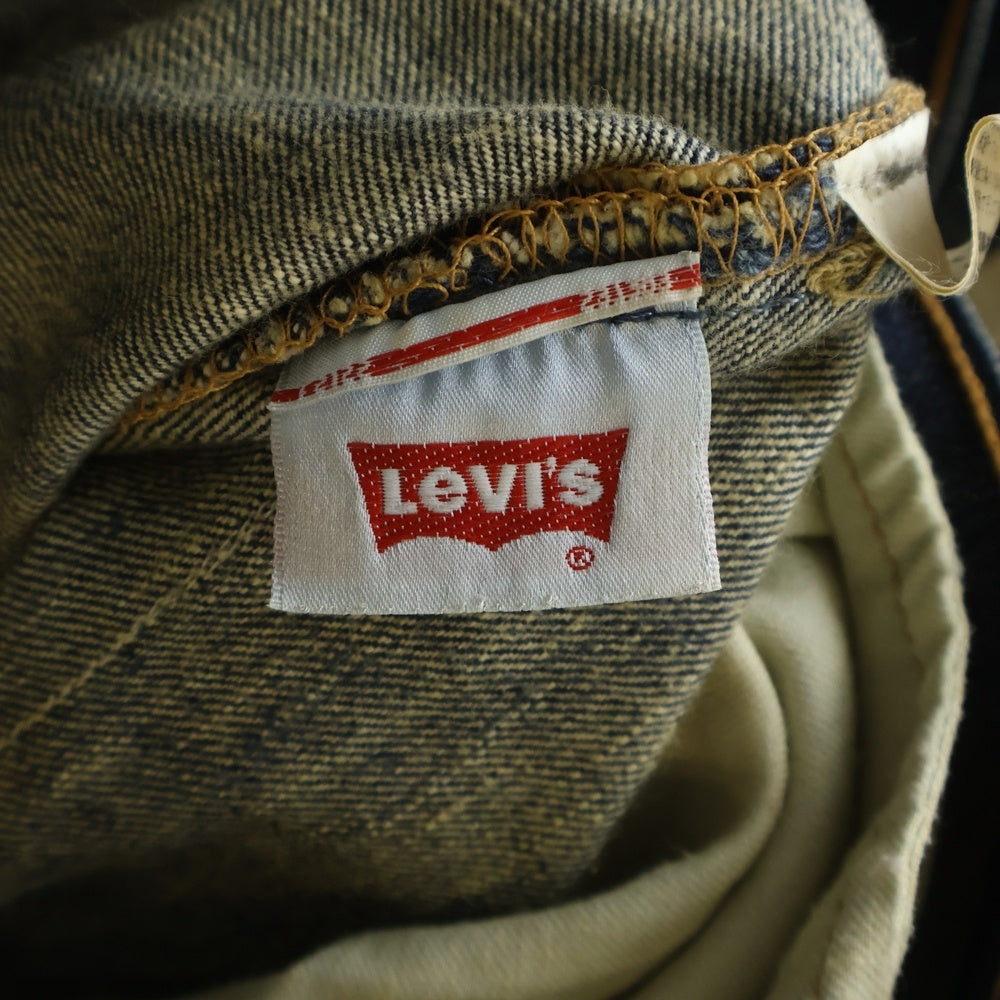 Levi's(リーバイス) 00S-10S 栄光商事 リペアリメイク加工 ボタンフライ 5ポケット デニムパンツ インディゴ