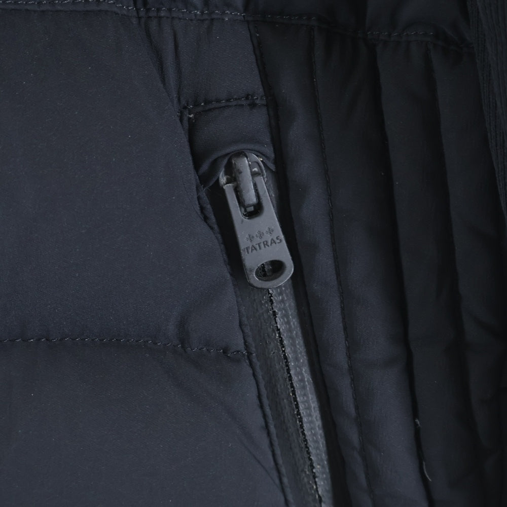 TATRAS(タトラス) 17AW TARO DOWN JACKET タロ フーデット ジップアップ ダウンジャケット ブラック MTA17A4448