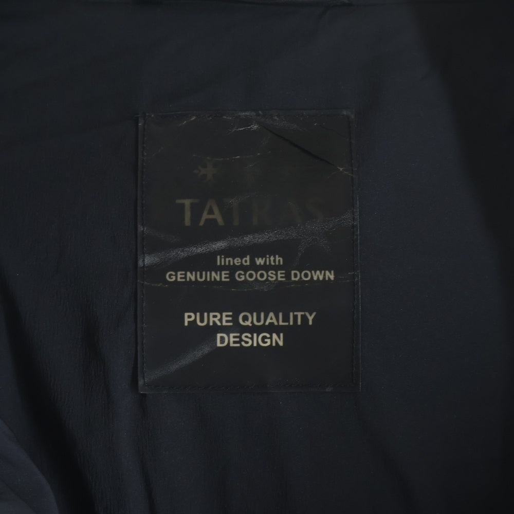 TATRAS(タトラス) 17AW TARO DOWN JACKET タロ フーデット ジップアップ ダウンジャケット ブラック MTA17A4448