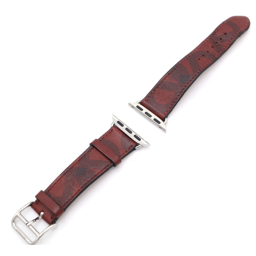 HERMES(エルメス) ルージュ アップルウォッチ レザーバンド Z刻印 ブラウン